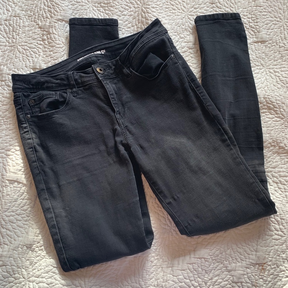 AMERICAN RAG Cie Skinny Black Jeans 7R